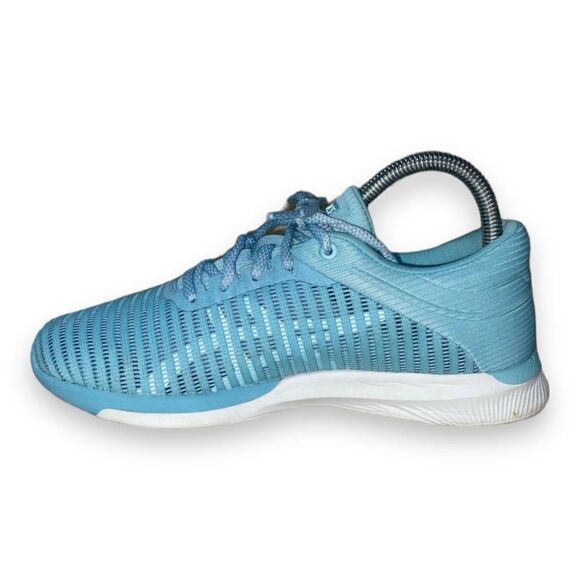 Asics FuzeX Adapt T885N Porcelain Blue Women's 6.5 - Picture 5 of 10